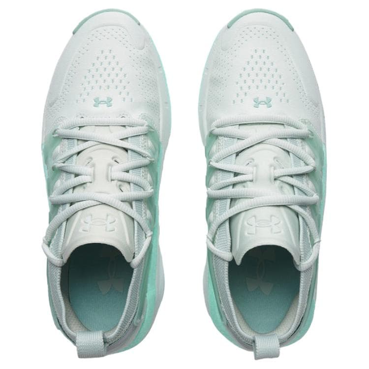 Кроссовки Under Armour Phantom X Low Топ Повседневная обувь Женская Белый Зеленый - изображение 4