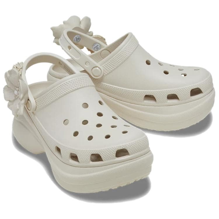 Сабо Crocs Винтажная модель Sabo резиновые женские бежевые - изображение 3