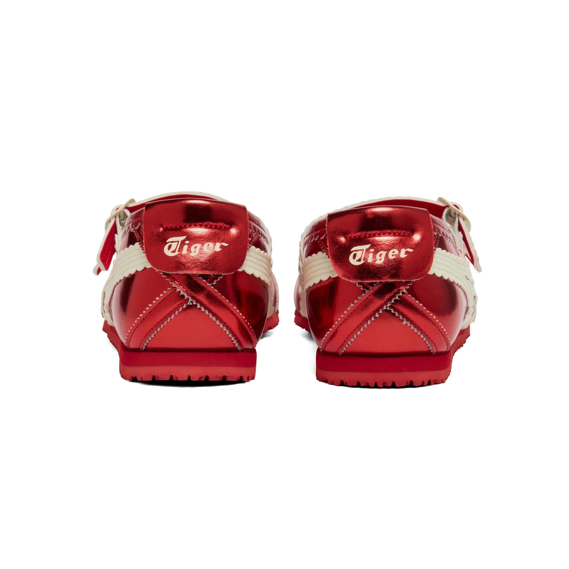 Onitsuka Tiger MEXICO 66 Тонкие и Без Форма Туфли Мэри Джейн Женские Красные - изображение 6