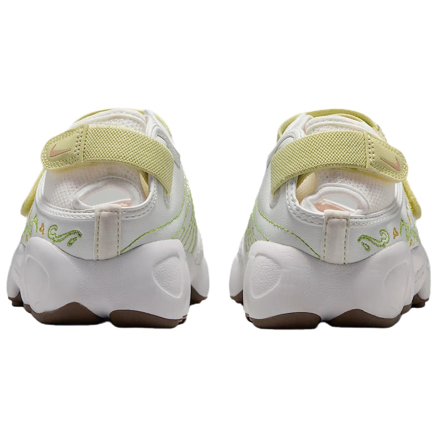 Кроссовки Nike Air Rift Повседневная обувь Женская Белый Зеленый Желтый - изображение 5