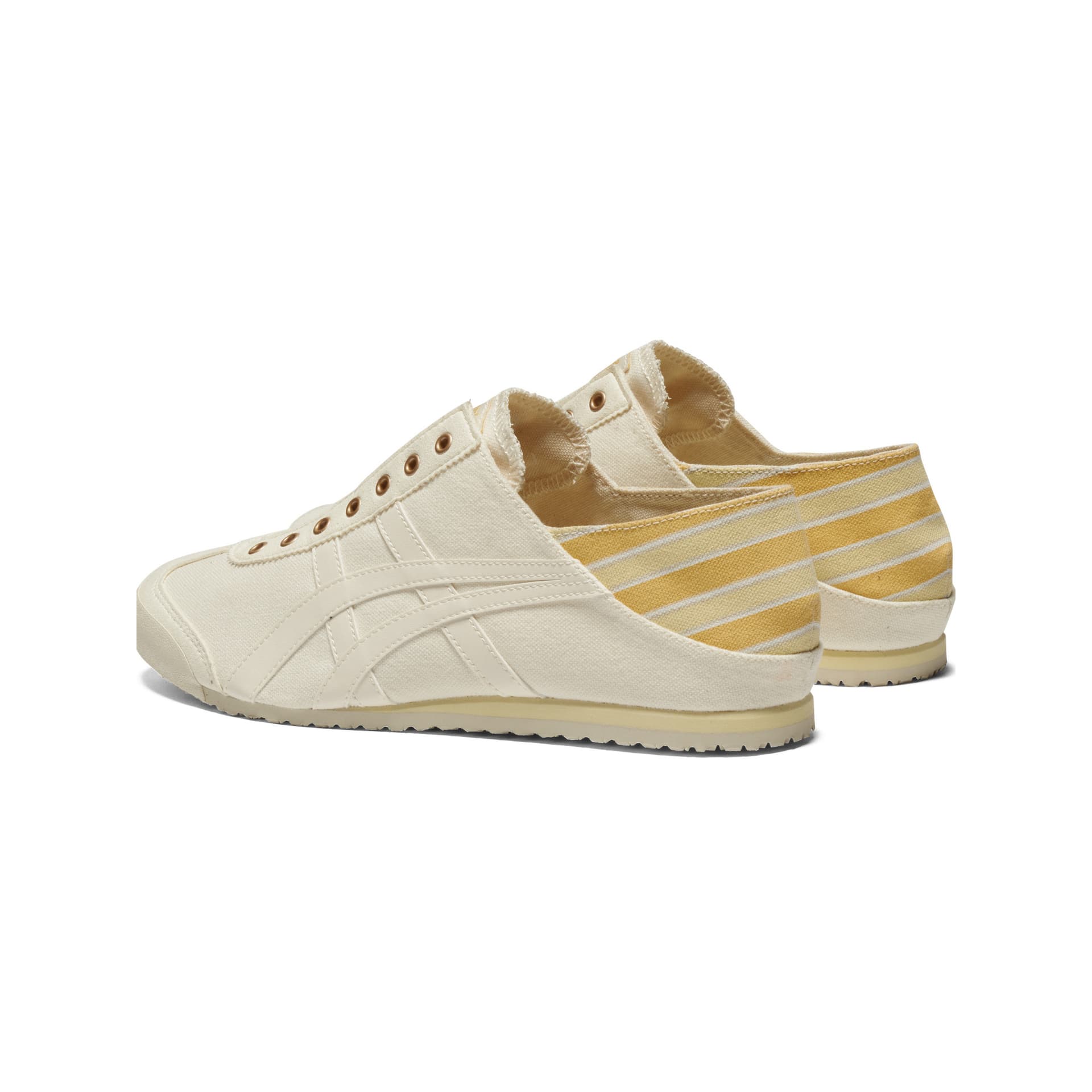 Кроссовки Onitsuka Tiger MEXICO 66 Повседневная обувь Унисекс Светло-желтая - изображение 4