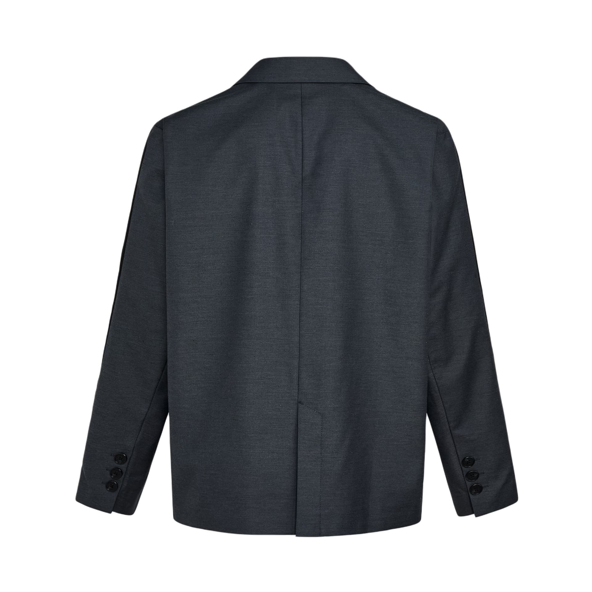 Пиджак Adidas Originals REFINED LUXE DLXC U Бизнес-костюм Унисекс Темный Фотиния Серый - изображение 2