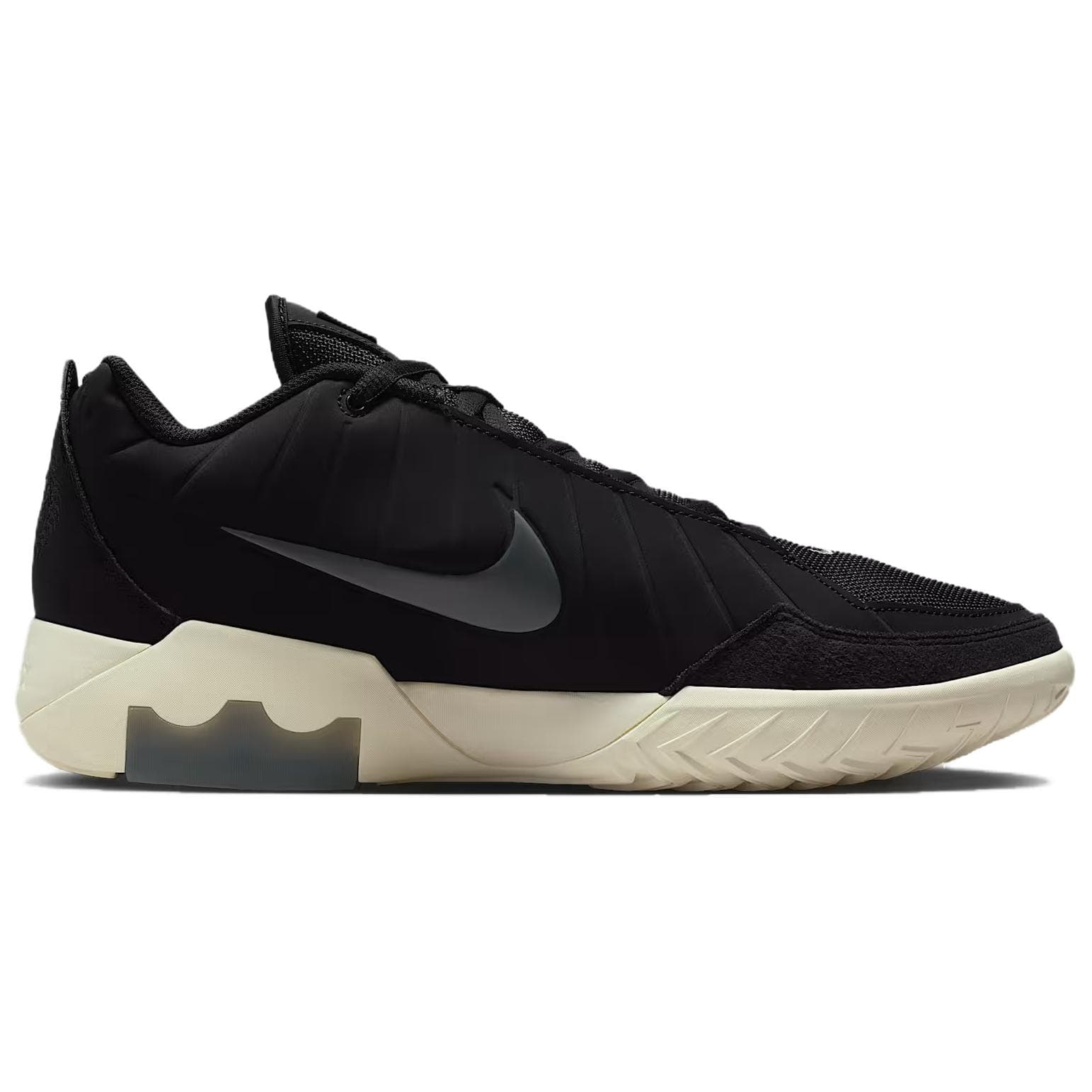 Кроссовки для баскетбола Nike LEBRON WITNESS IX Low Топ Баскетбольные кроссовки Мужские Черно-белые - изображение 2