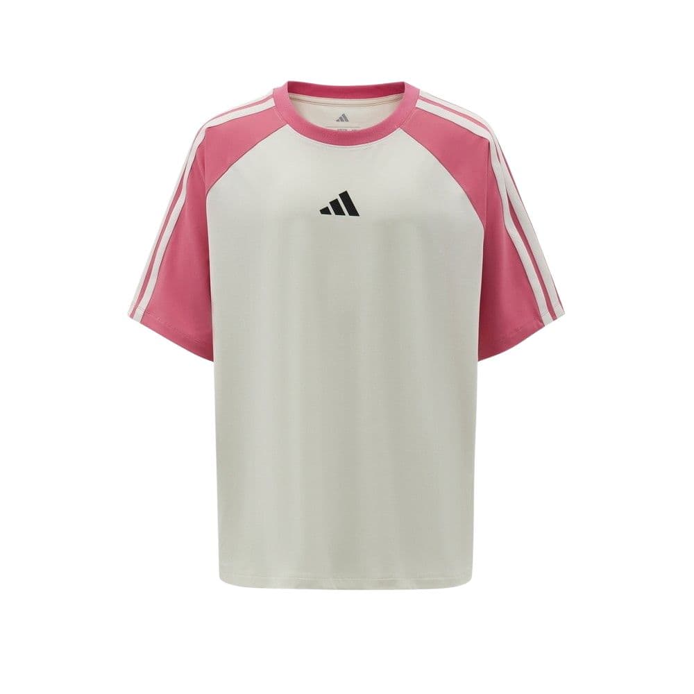 Футболка Adidas Экрю Розовый Детские Рубашки - изображение 1