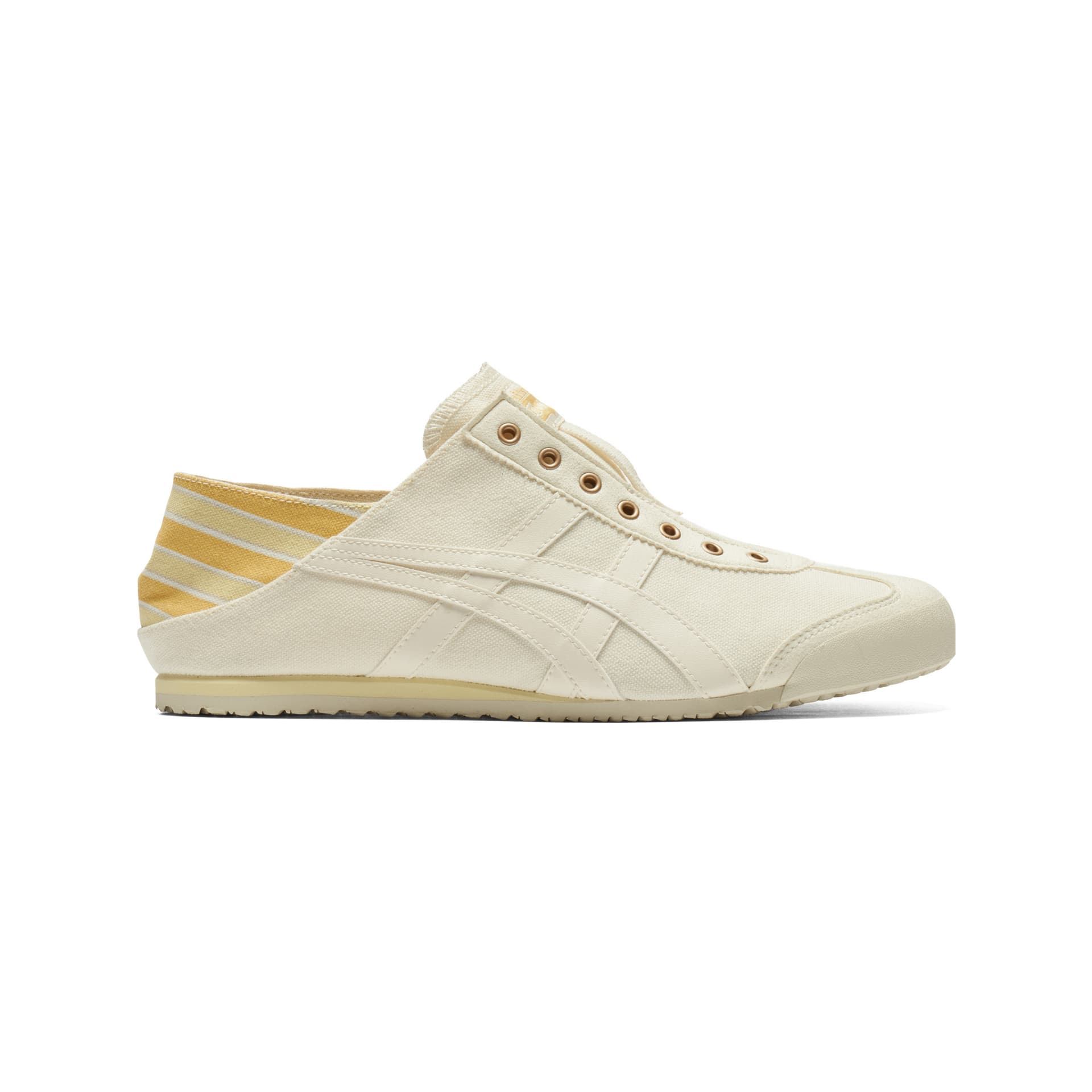 Кроссовки Onitsuka Tiger MEXICO 66 Повседневная обувь Унисекс Светло-желтая - изображение 2