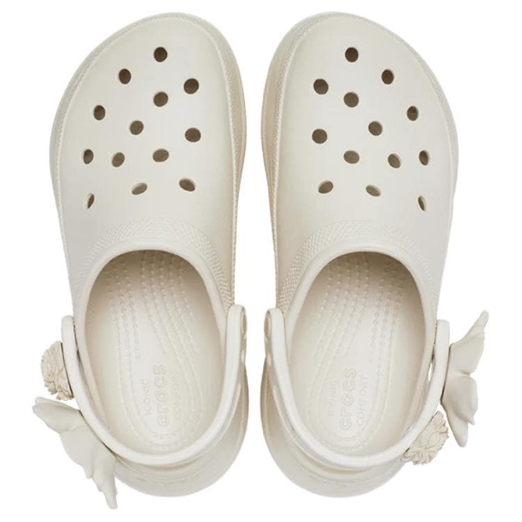 Сабо Crocs Винтажная модель Sabo резиновые женские бежевые - изображение 4