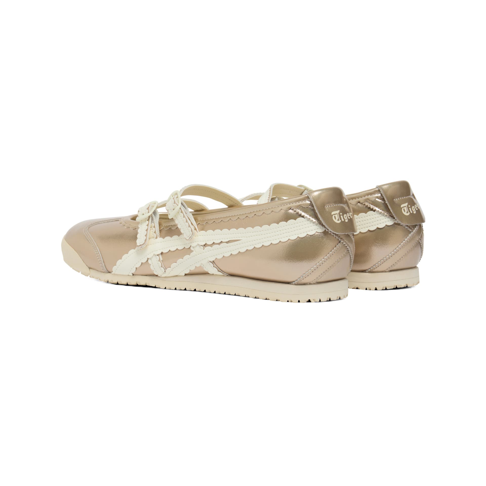 Onitsuka Tiger MEXICO 66 Тонкие и Без Форма Туфли Мэри Джейн Женские Золото - изображение 4