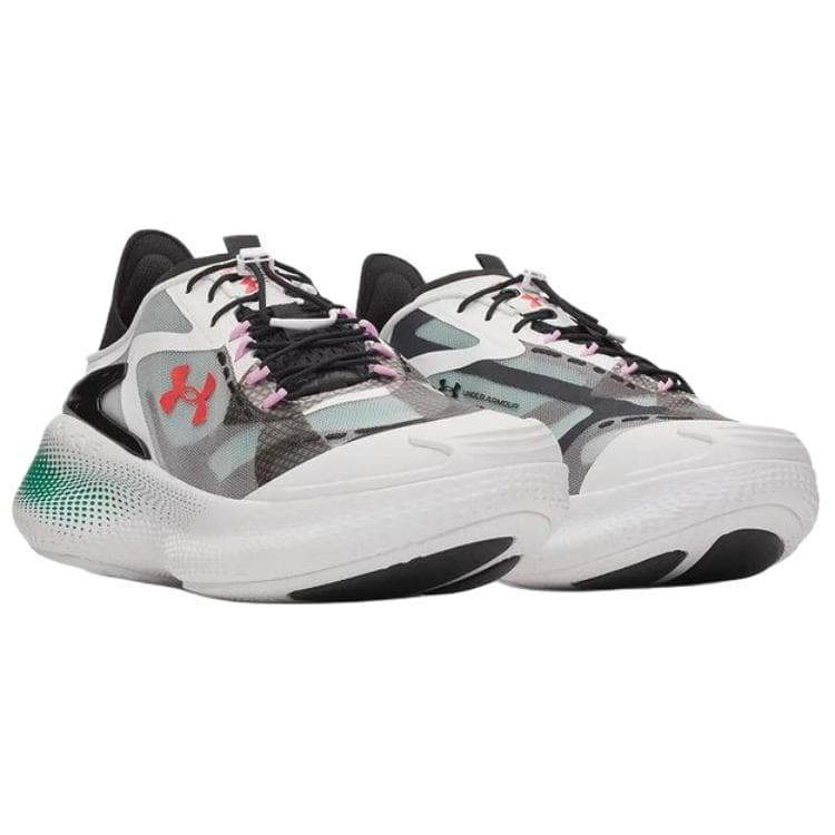 Кроссовки для бега Кроссовки для бега Under Armour Echo унисекс белые и черные - изображение 3