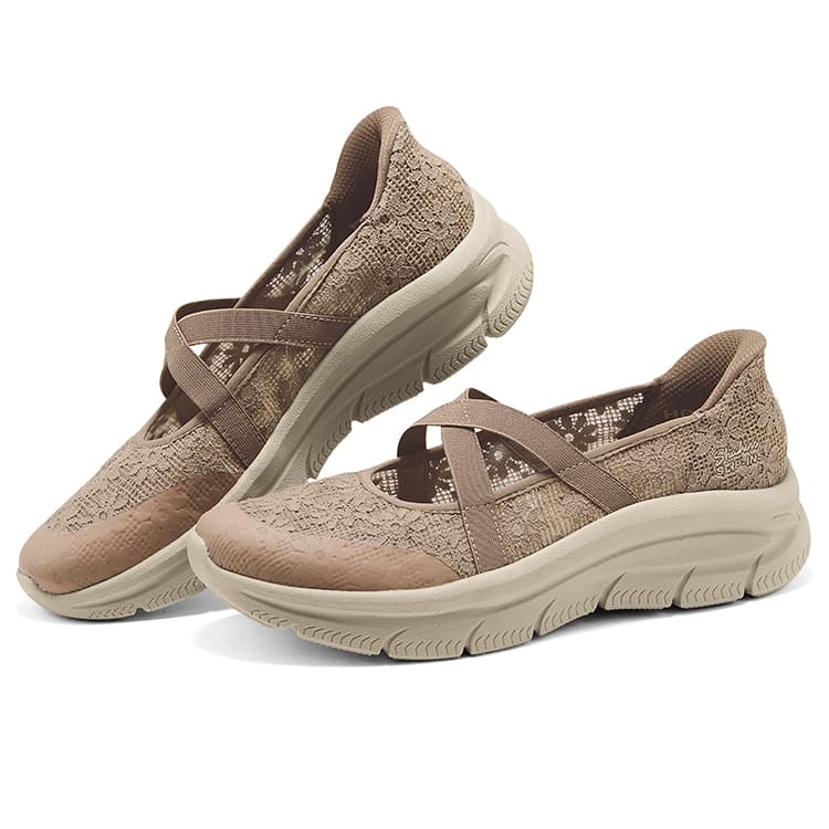 Skechers Arch Fit Туфли Мэри Джейн Женские Мокко - изображение 4