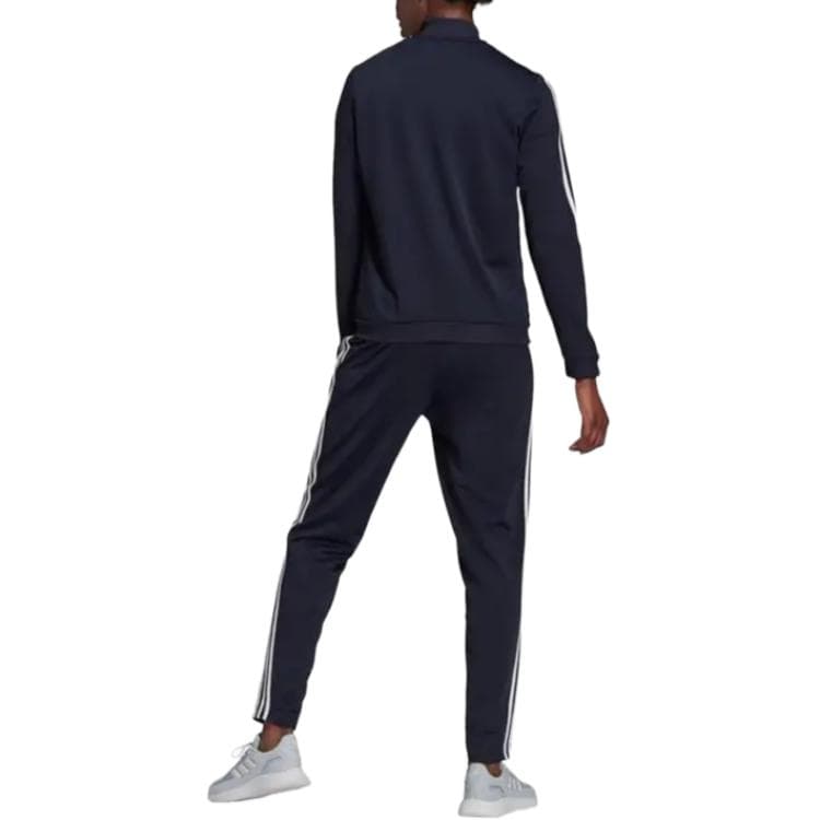 Adidas ESSENTIALS3 Полосы SS25 TRACK SUIT PRIMEGREEN Повседневный Костюм Женский Чернила Белый - изображение 3