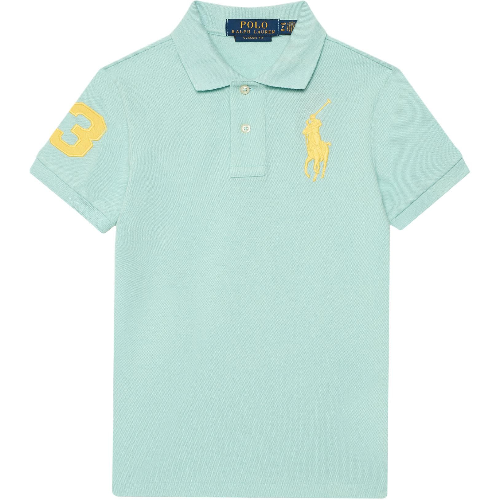 Polo Ralph Lauren Поло Big pony Обычный (стандартный) Бирюза Детский - изображение 1