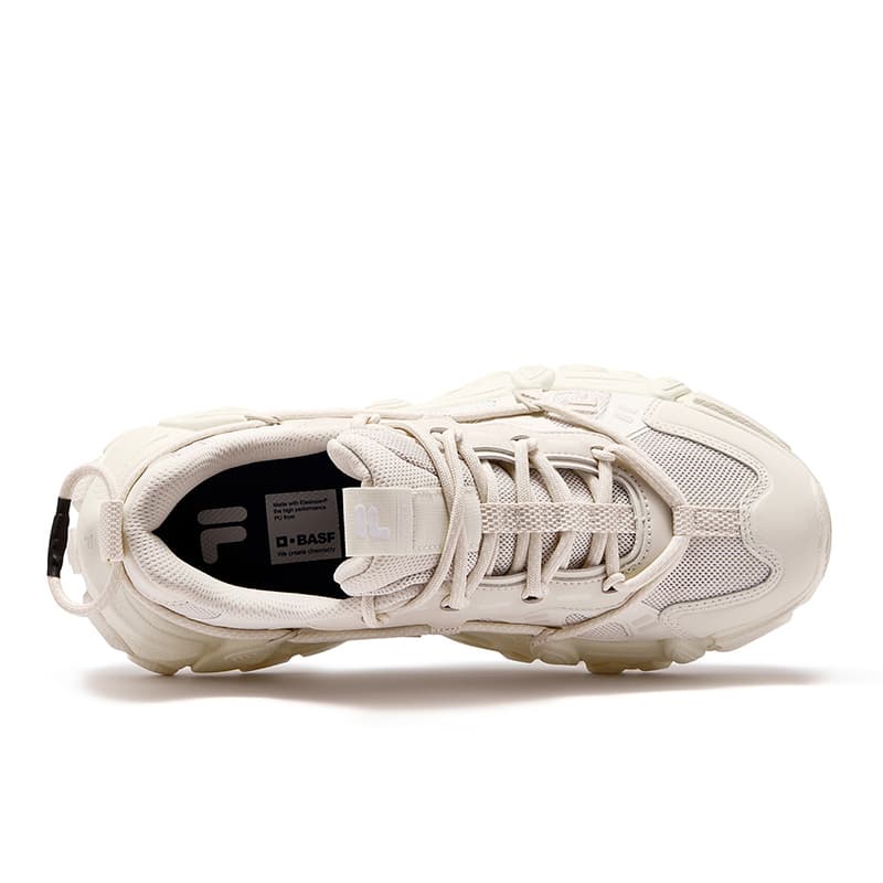 Кроссовки FILA FUSION EXOCET Mountains Shoes Толстая подошва Женские Березово-коричневый Тофу Белый - изображение 4