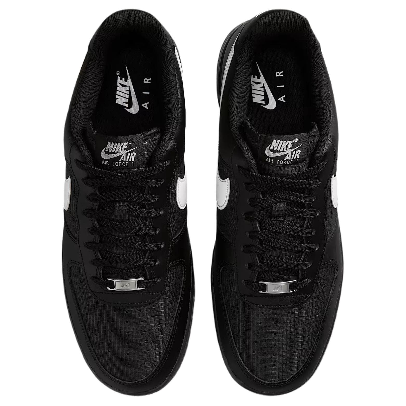 Кроссовки Nike Air Force 1 Low Топ Скейтборд Обувь Мужской Черный белый - изображение 4