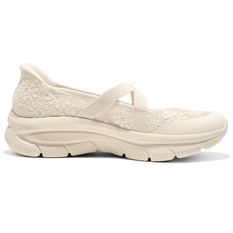 Skechers Arch Fit Туфли Мэри Джейн Женские Сливочного цвета - изображение 2
