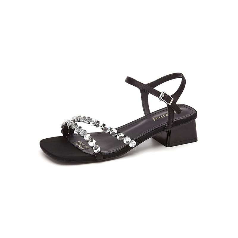 Шлёпанцы Daphne Ткань One STRAP SANDAL Средний каблук Женский - изображение 2