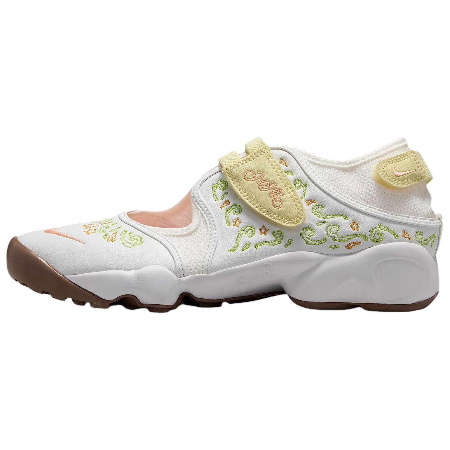 Кроссовки Nike Air Rift Повседневная обувь Женская Белый Зеленый Желтый - изображение 1