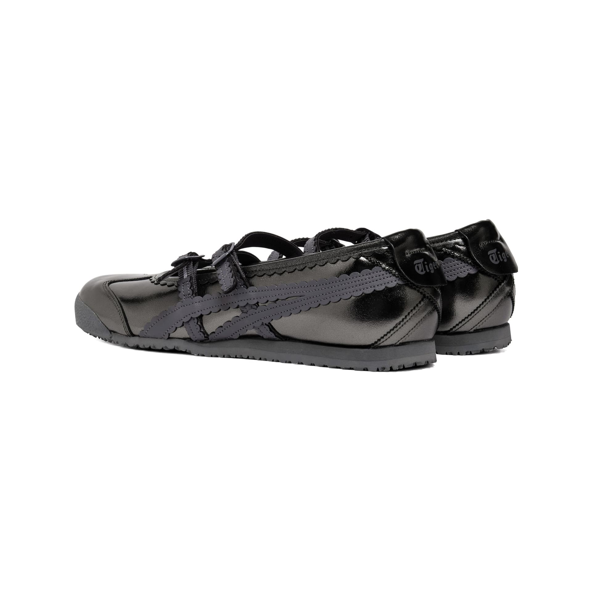 Onitsuka Tiger MEXICO 66 Тонкие и без объема Туфли Мэри Джейн Женские Серебряные Серые - изображение 4