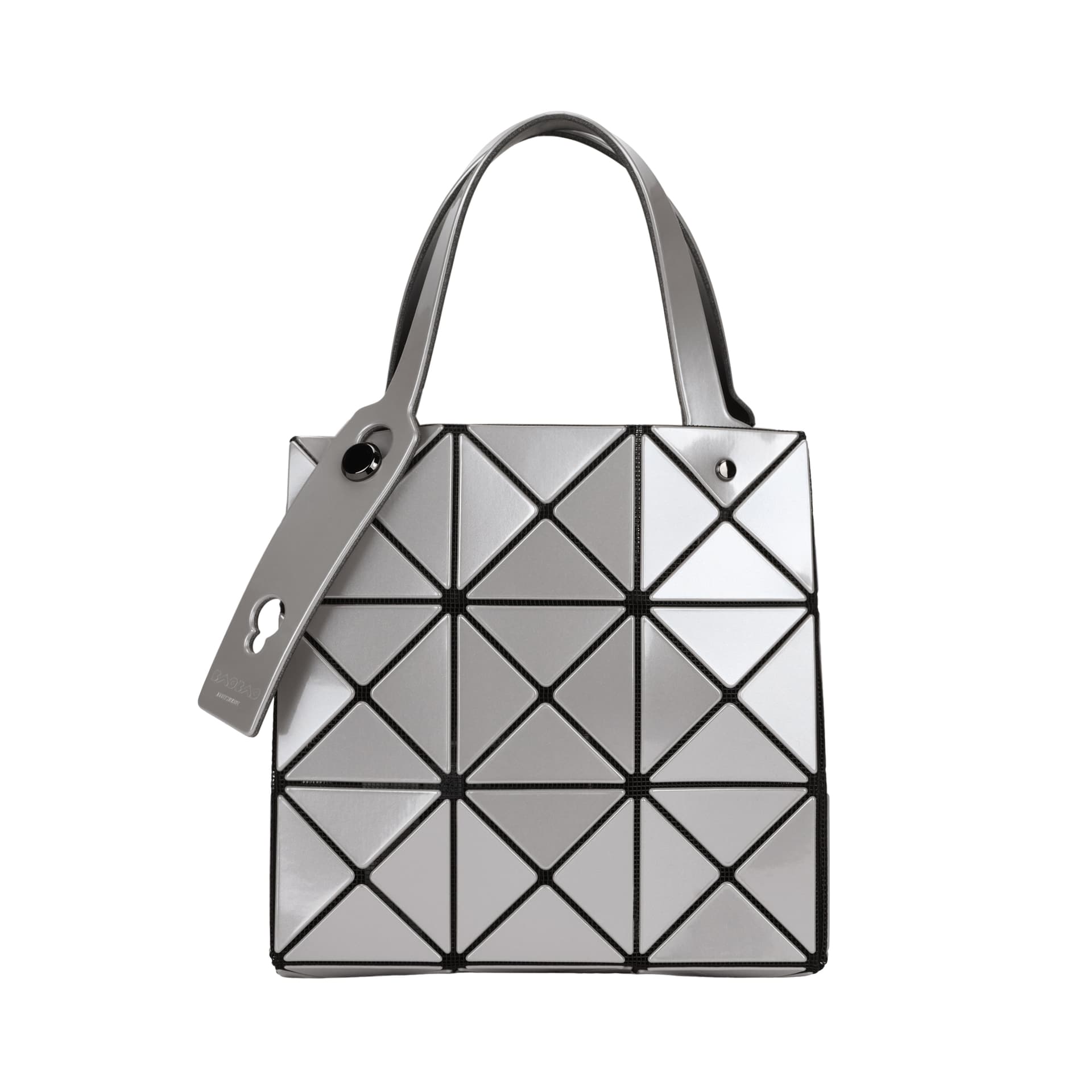 Сумка ISSEY MIYAKE Карат Поливинилхлоридная смола Сумка Женская Серого цвета - изображение 5