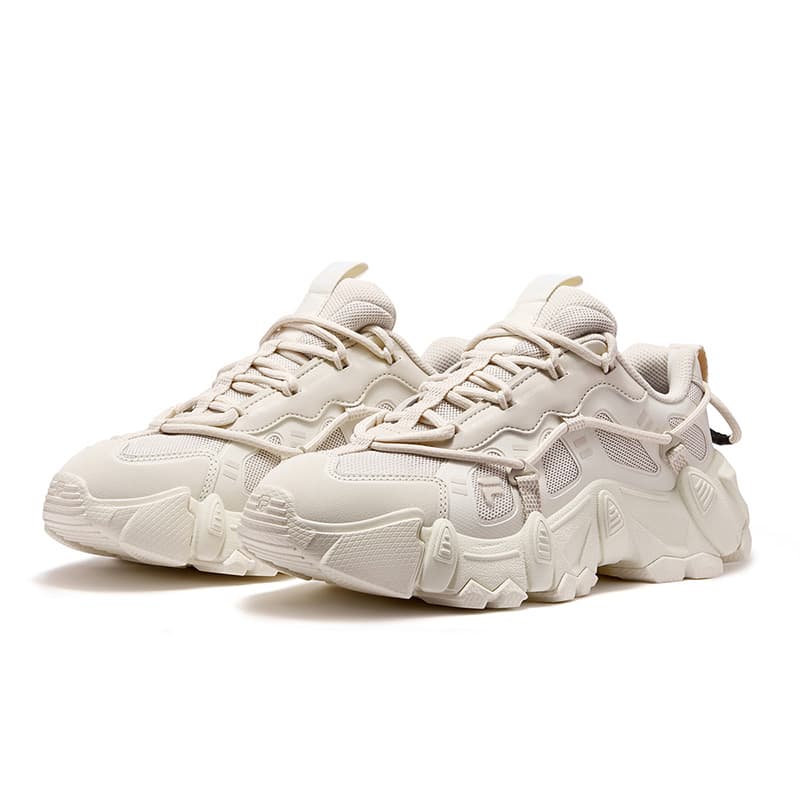 Кроссовки FILA FUSION EXOCET Mountains Shoes Толстая подошва Женские Березово-коричневый Тофу Белый - изображение 3