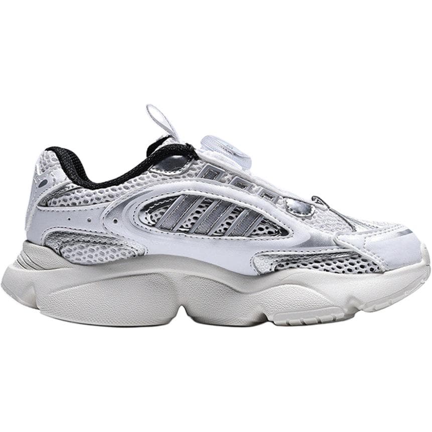Кроссовки Adidas Originals Ozmillen Low Топ Детские Лайфстайл Обувь Серый Белый Детский - изображение 2