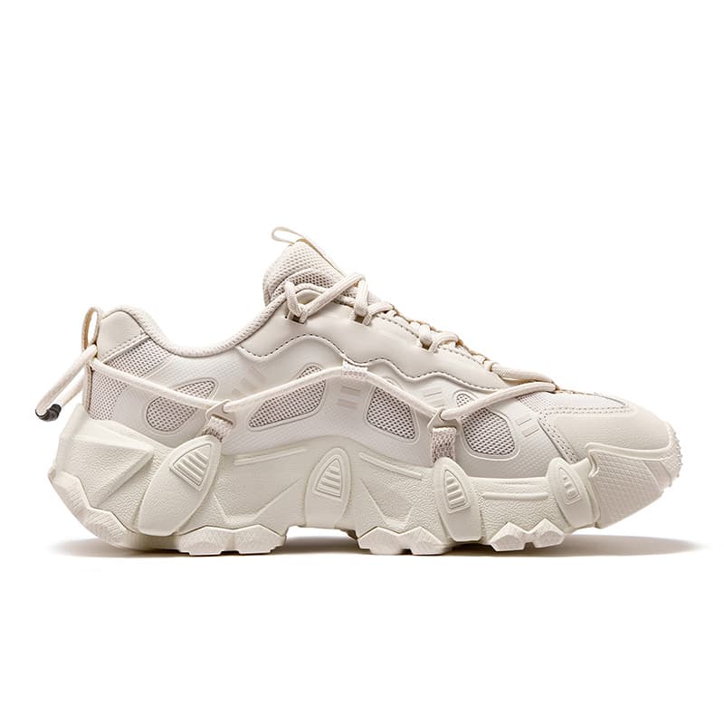 Кроссовки FILA FUSION EXOCET Mountains Shoes Толстая подошва Женские Березово-коричневый Тофу Белый - изображение 2