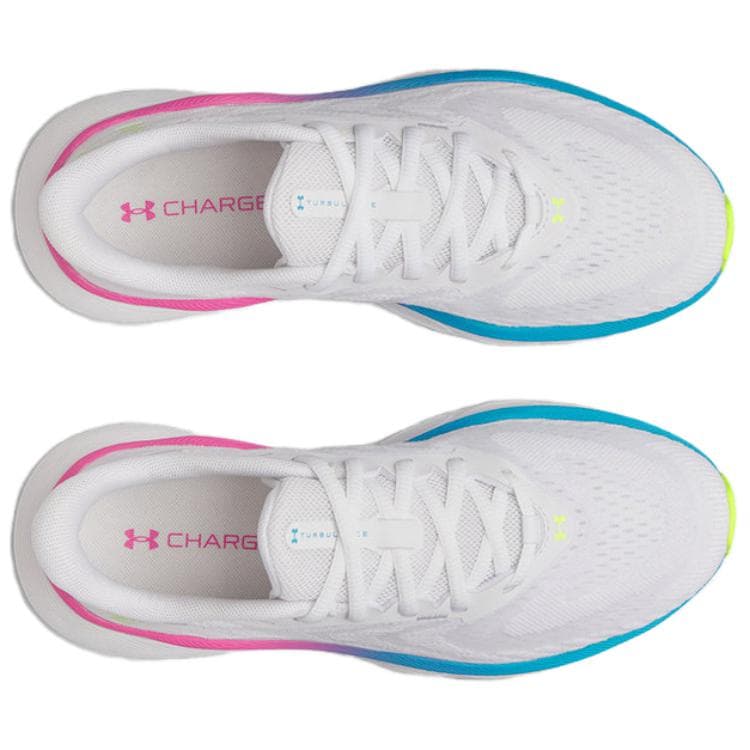 Кроссовки для бега Under Armour Turbulence 3 Дышащие Повседневные Беговые Кроссовки Женские Белые Зеленые - изображение 4