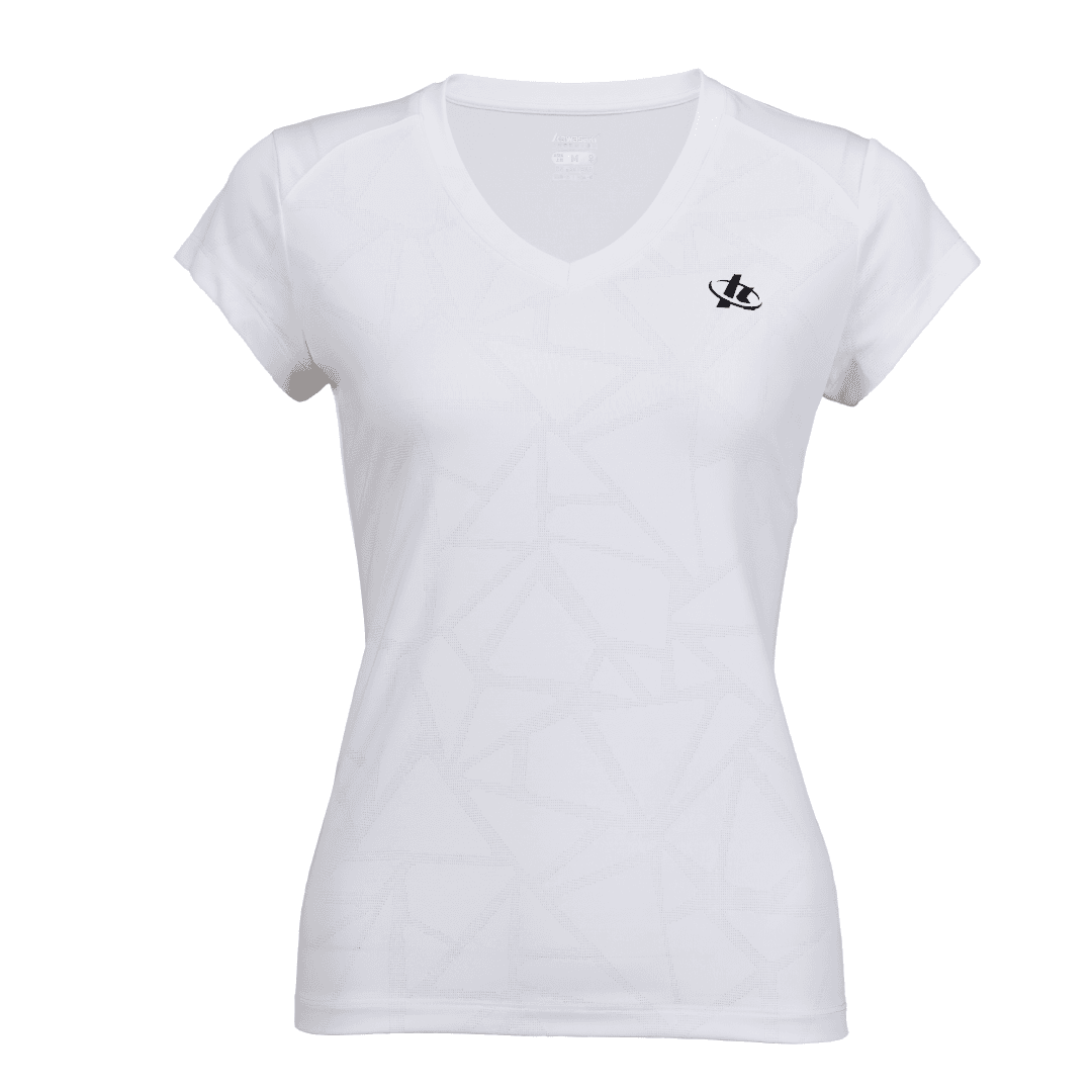 Футболка Kawasaki x Blue and White Porcelain x Slim Waist Series Moisture-Wicking Minimalist Short Sleeve T-Shirt for Women - изображение 1