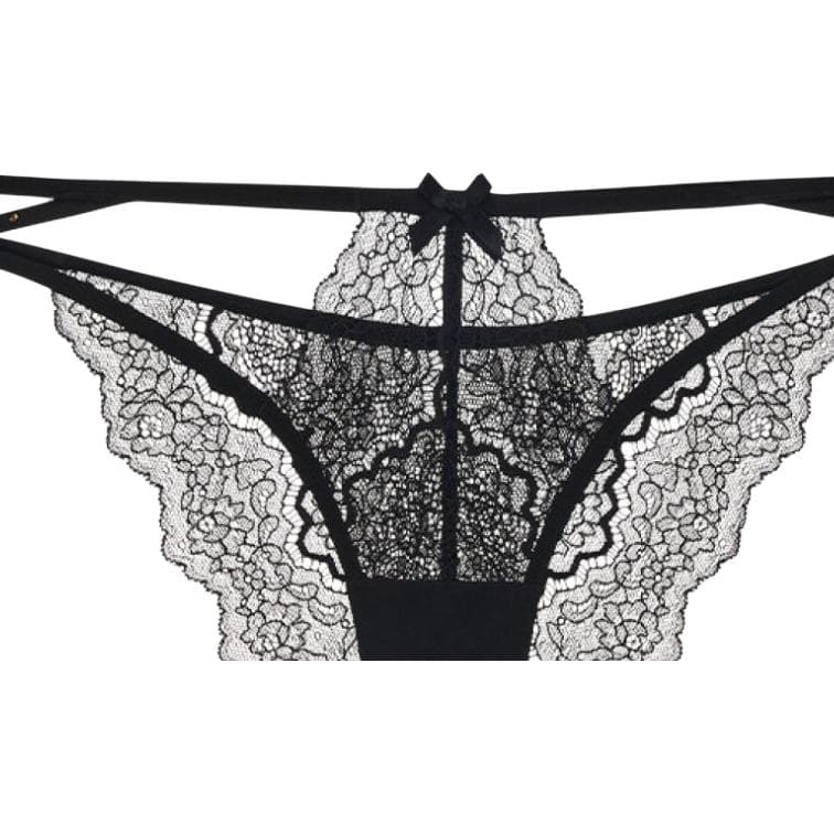 Трусы Victoria's Secret Dream Angels String Женские 1 упаковка Черный - изображение 2