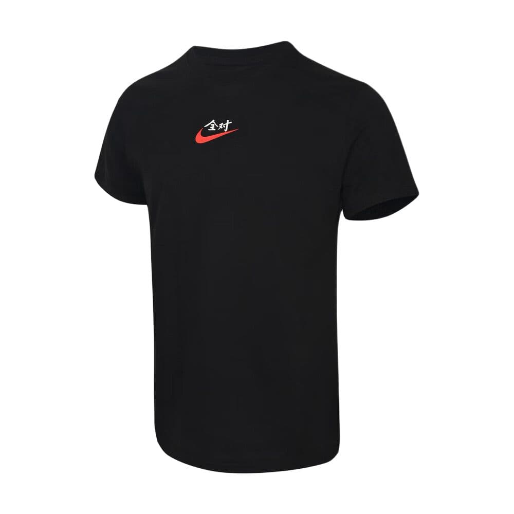 Футболка Nike Черные Kids T-рубашки - изображение 3