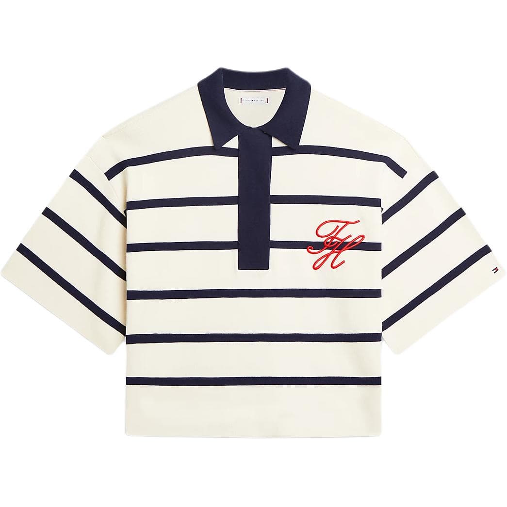 Tommy Hilfiger Экрю Женская Поло - изображение 1