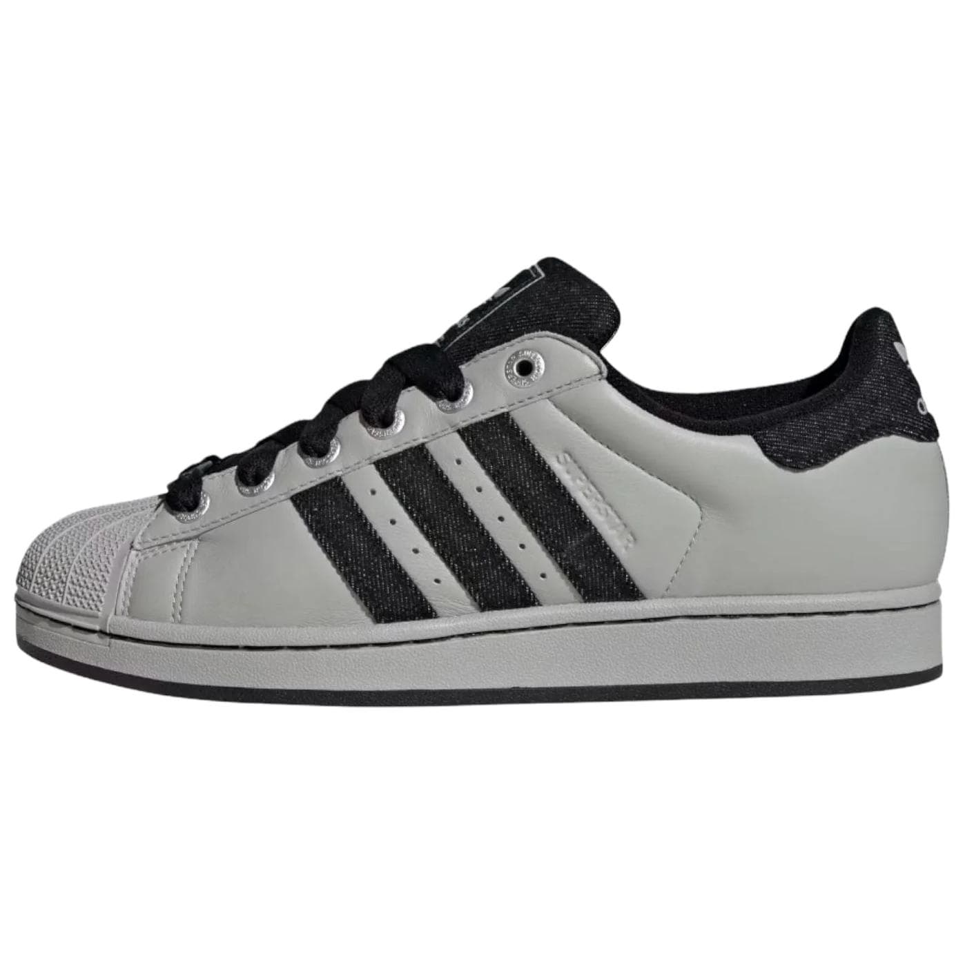Кроссовки Adidas Originals Superstar 2 Текстиль Кожа Низкие Кроссовки для скейтбординга Унисекс Серый Черный - изображение 1