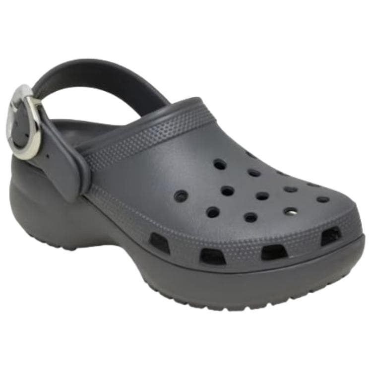 Сабо Crocs Classic Platform Clog Смола Croslite Сабо Женские Черный Серый - изображение 2
