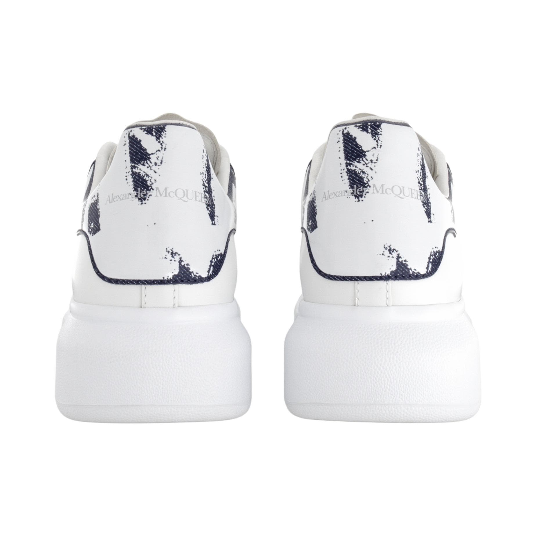 Кроссовки Alexander McQueen Round Toe Lace-Up Sneakers White - изображение 5