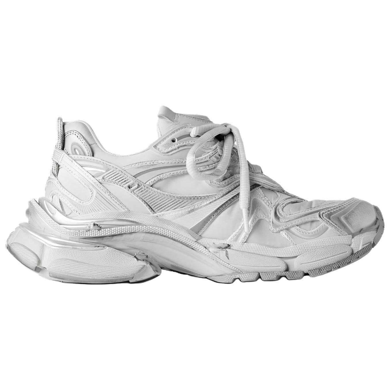 Кроссовки Balenciaga Runner2,0 Low Топ Толстая подошва Кроссовки Мужские Серый Серебряный - изображение 2