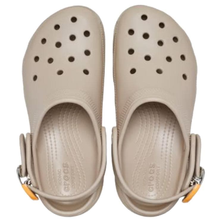 Сабо Crocs Classic Platform Clog Смола Croslite Сабо Женские Бежевый - изображение 4