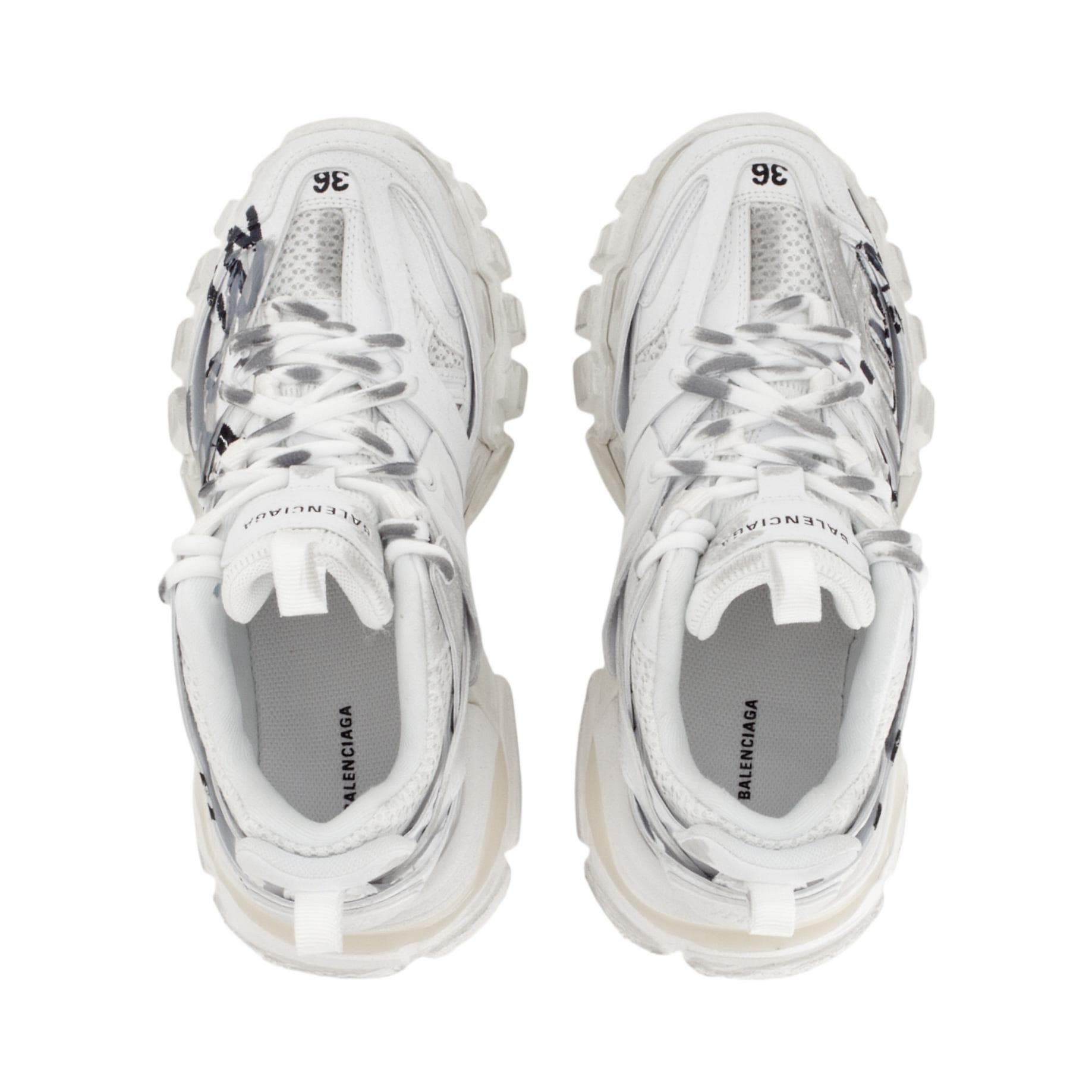 Кроссовки Balenciaga Track Signature White - изображение 4