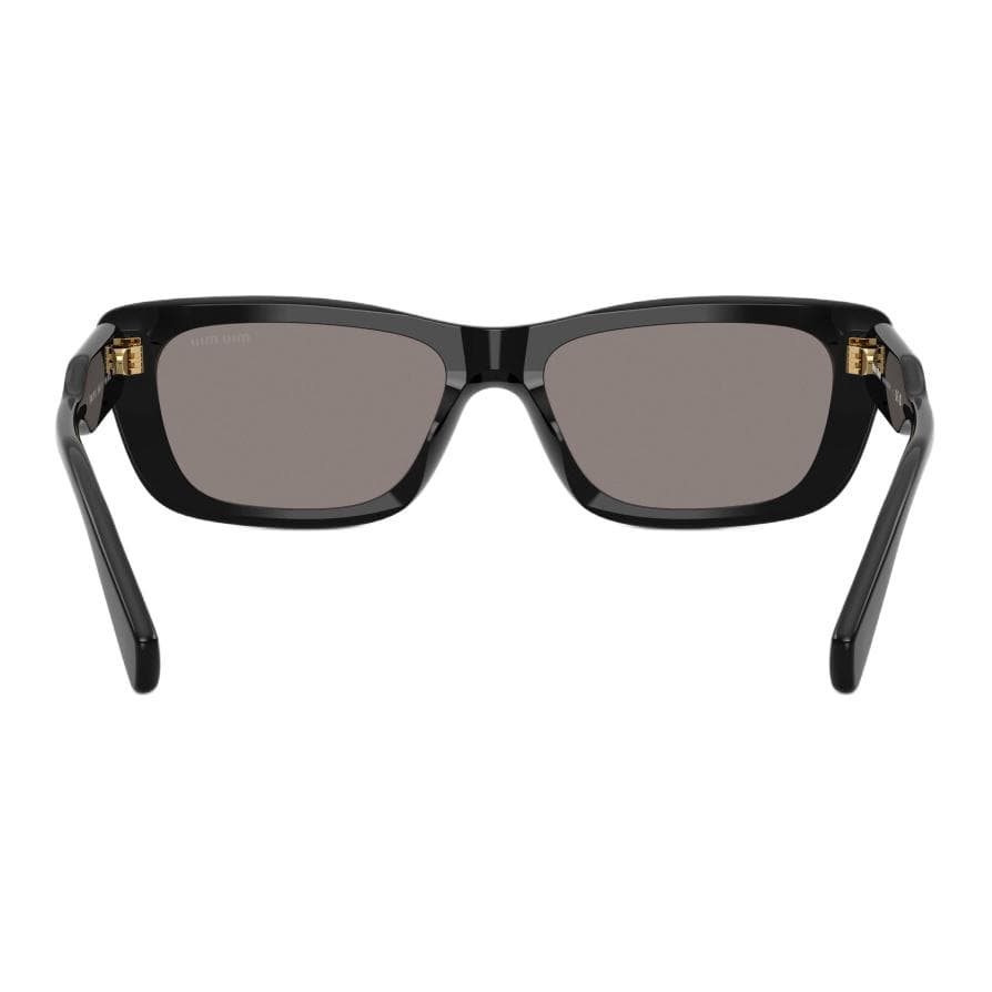 Солнцезащитные очки MIU MIU Ацетатные прямоугольные солнцезащитные очки для женщин черные - изображение 3