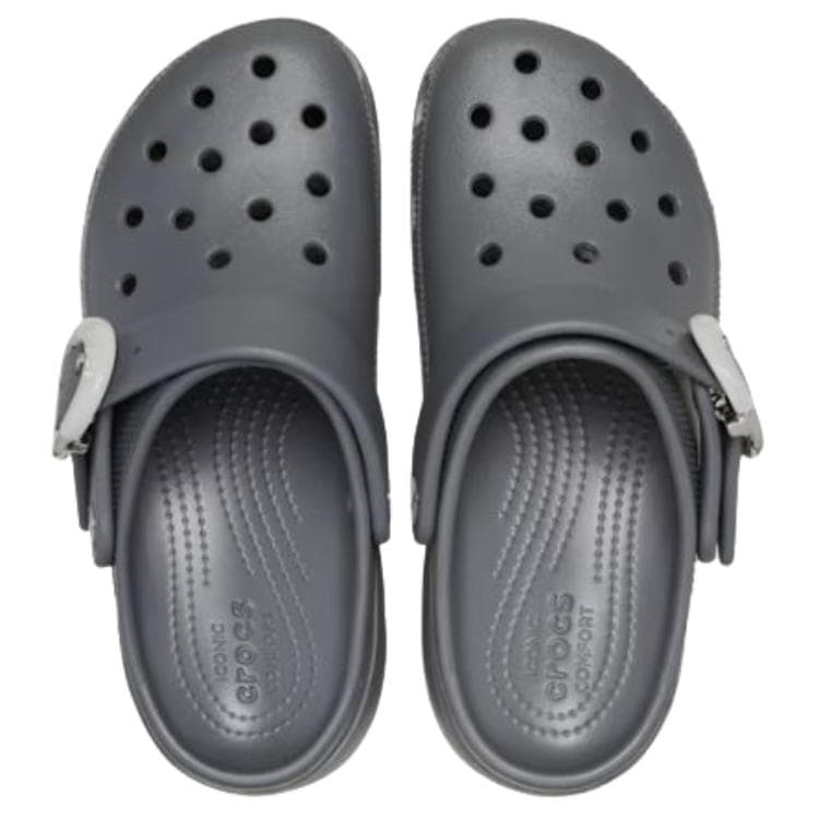 Сабо Crocs Classic Platform Clog Смола Croslite Сабо Женские Черный Серый - изображение 4