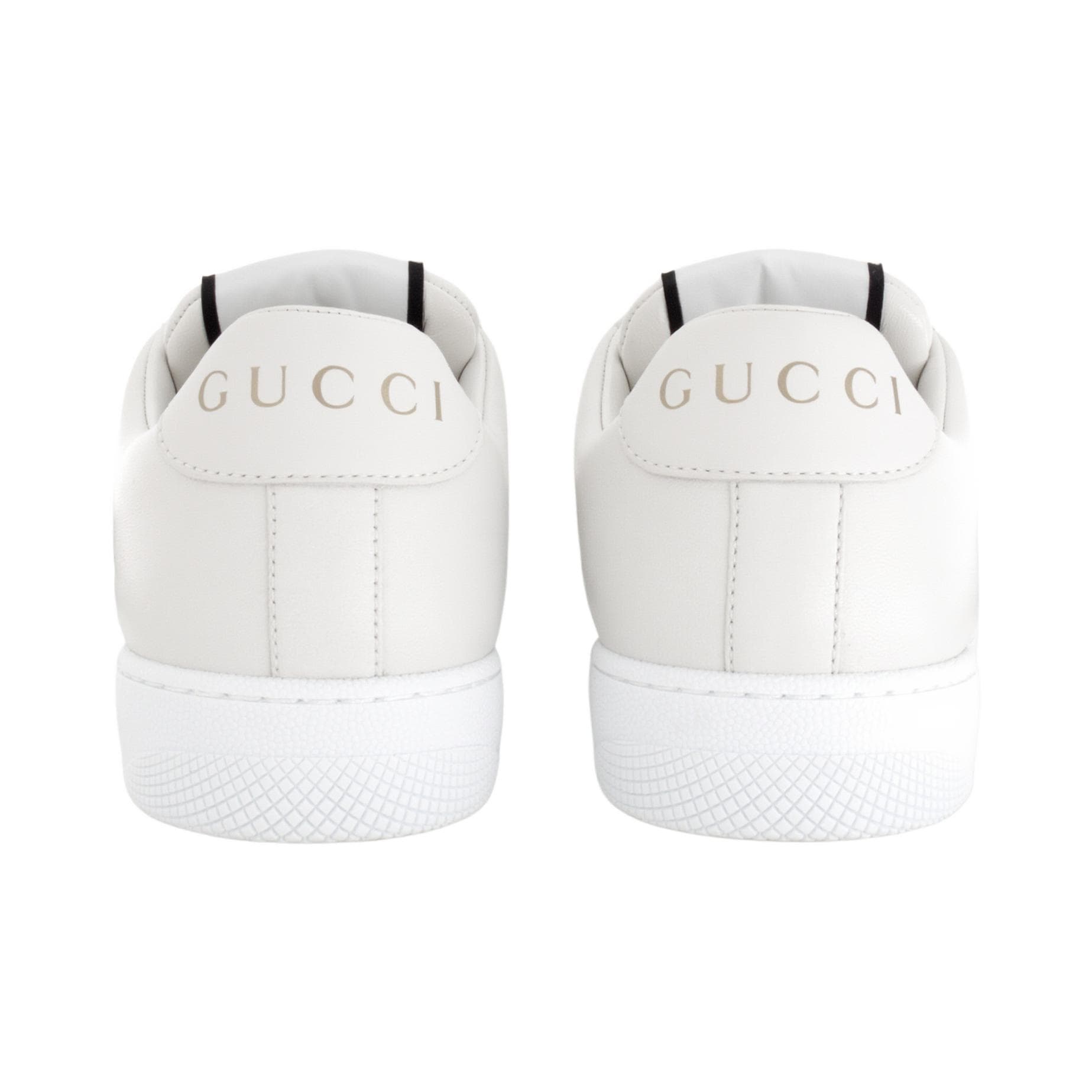 Кроссовки Gucci Leather Low-Top Sneakers White - изображение 5