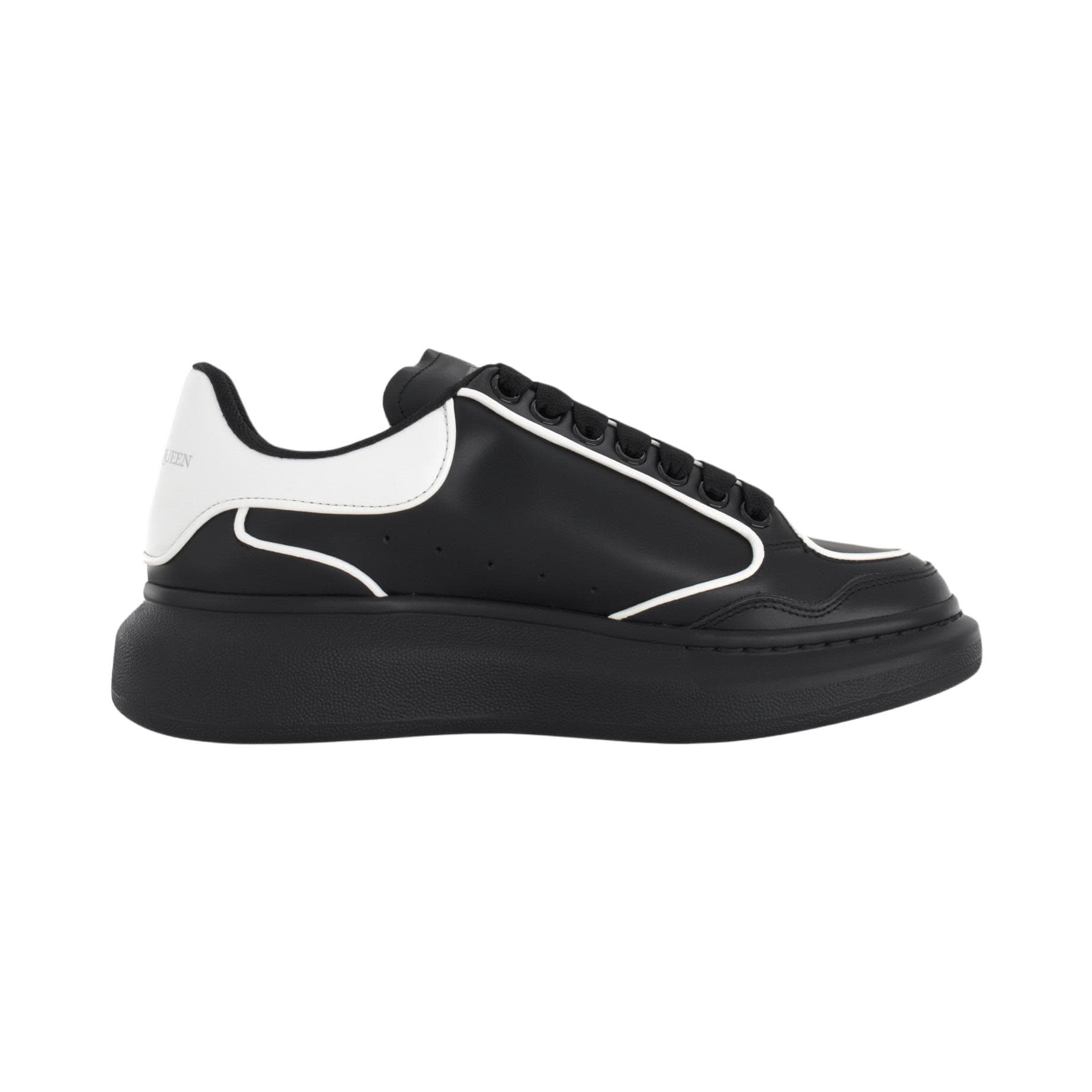 Кроссовки Alexander McQueen Low Top Leather Sneakers Black - изображение 2