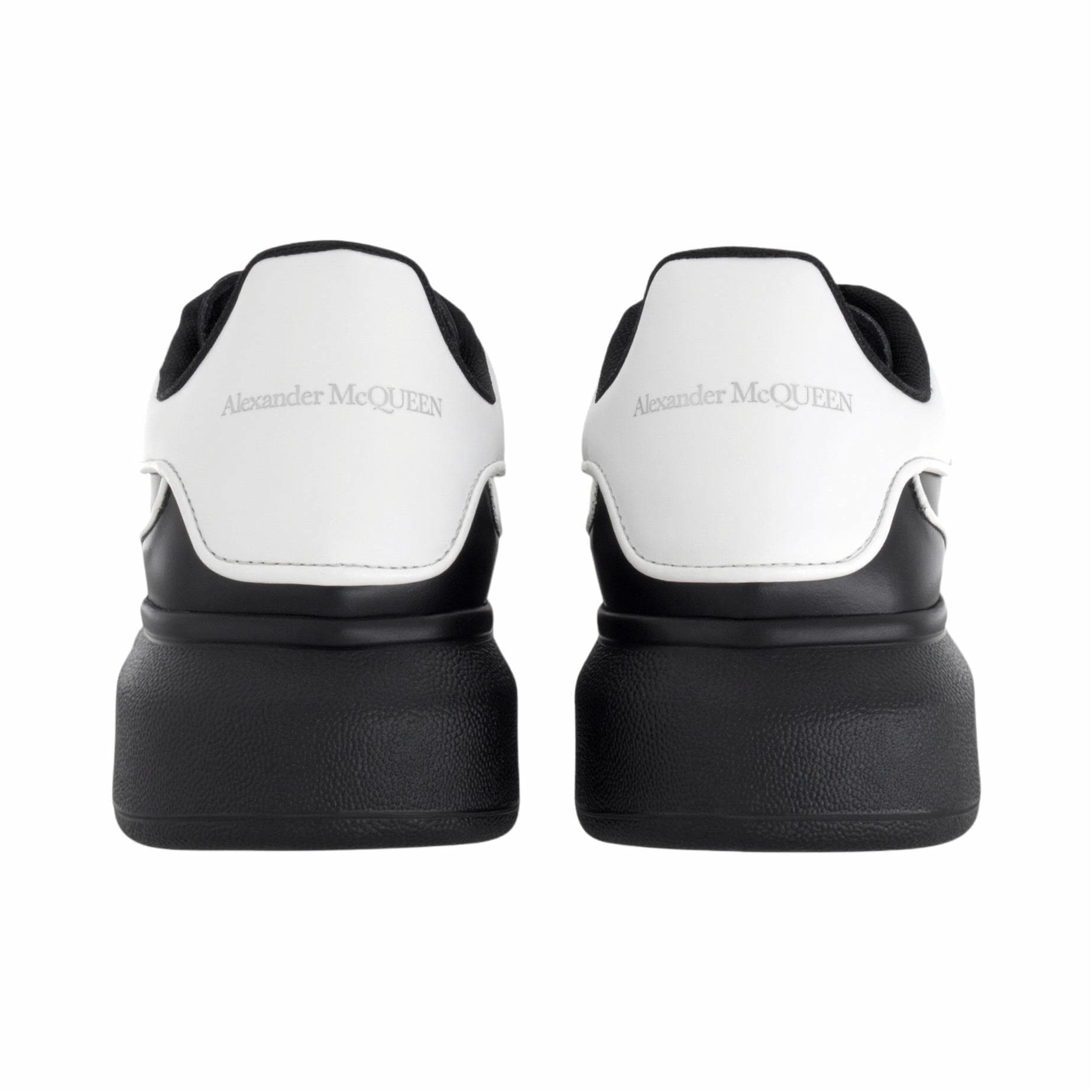 Кроссовки Alexander McQueen Low Top Leather Sneakers Black - изображение 5