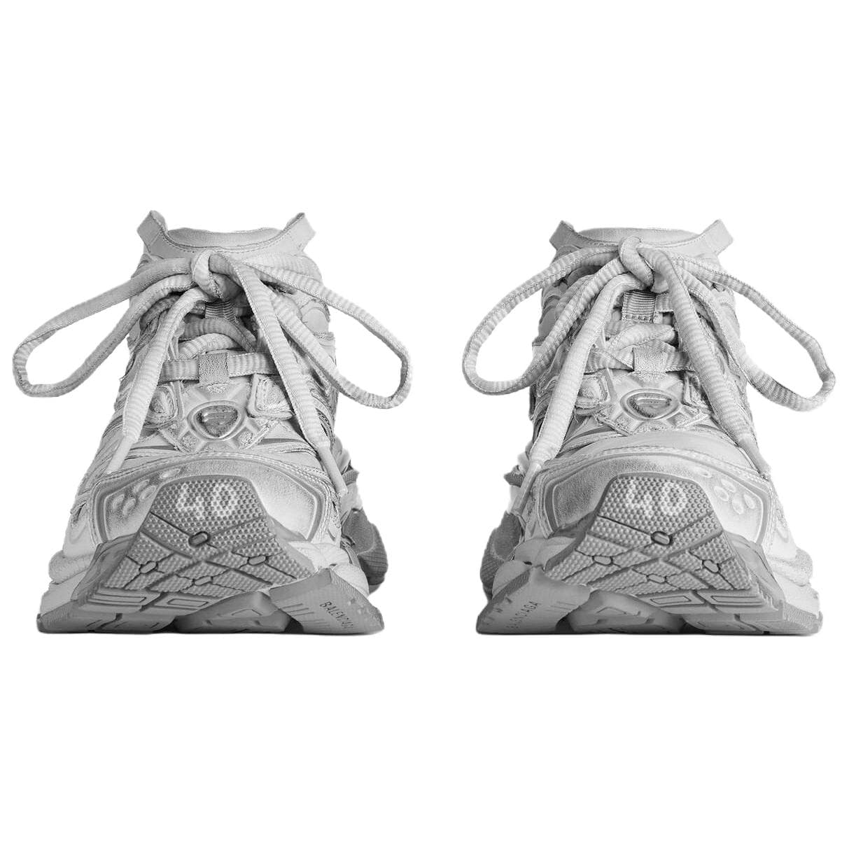Кроссовки Balenciaga Runner2,0 Low Топ Толстая подошва Кроссовки Мужские Серый Серебряный - изображение 4