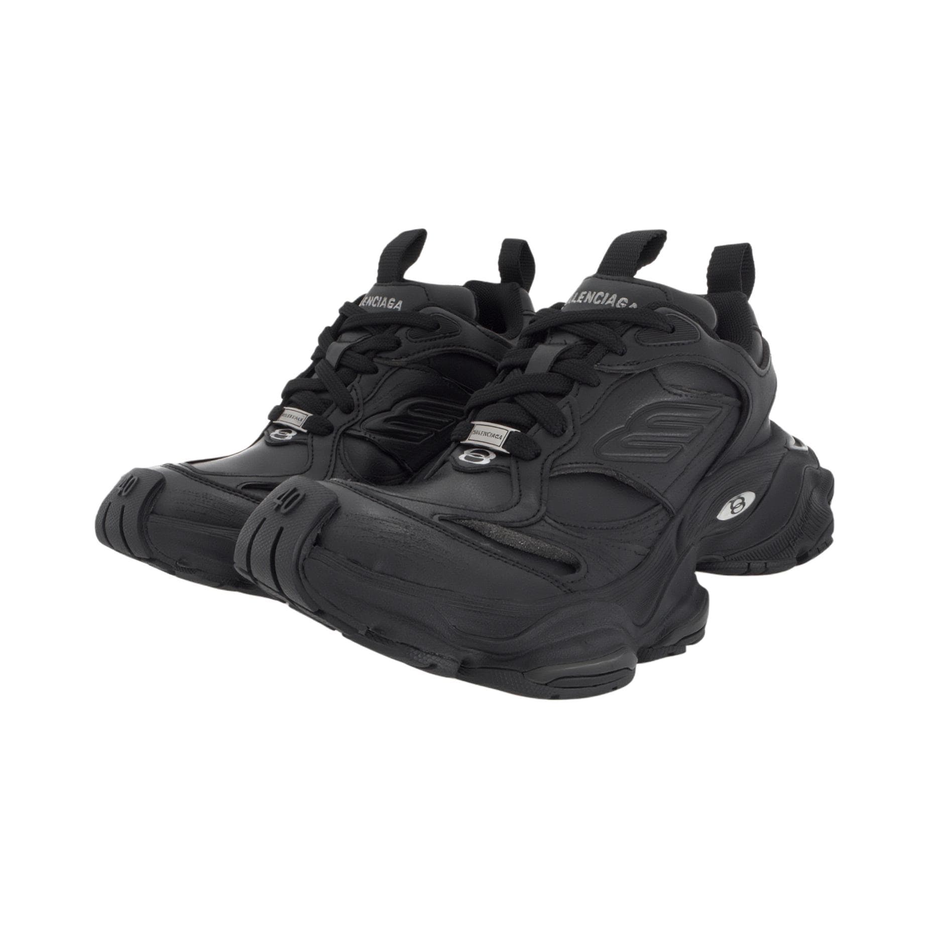 Кроссовки Balenciaga Cargo Low Топ Массивные кроссовки Мужской Черный - изображение 3