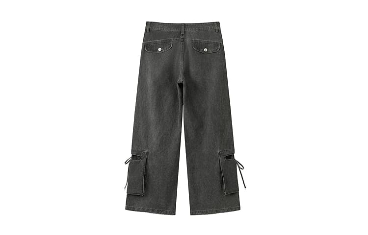 Штаны CHUU Carbon Gray Женские Повседневные Штаны - изображение 2