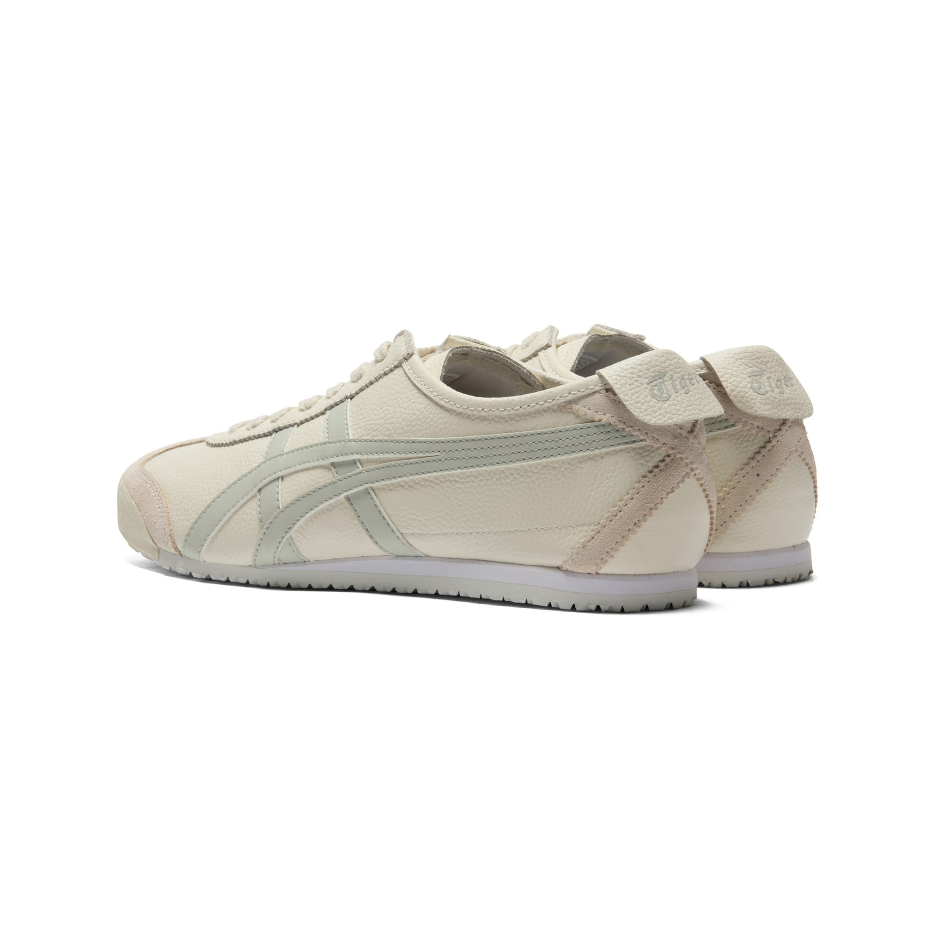 Кроссовки Onitsuka Tiger MEXICO 66 Противоскользящая Устойчивая к истиранию Низкий Верх Повседневная Обувь Унисекс Бежевый - изображение 4