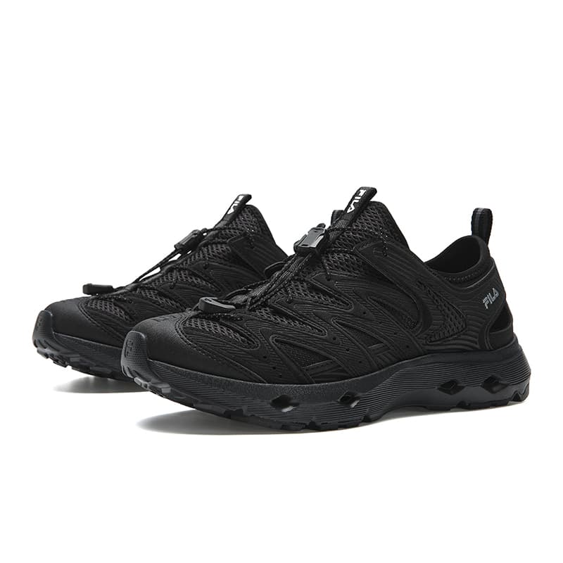 Сандалии FILA WAVY 1+ Дышащий Устойчивый к истиранию Легкий Обувь для походов Женская Черный - изображение 3