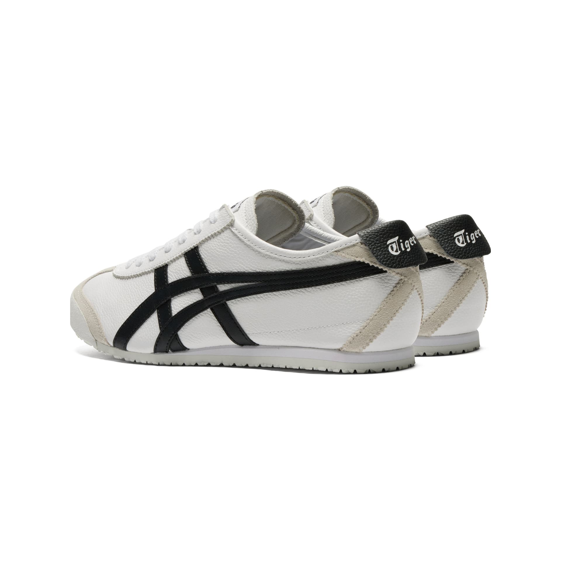 Кроссовки Onitsuka Tiger MEXICO 66 Low Топ Повседневная обувь Унисекс Белый черный - изображение 4