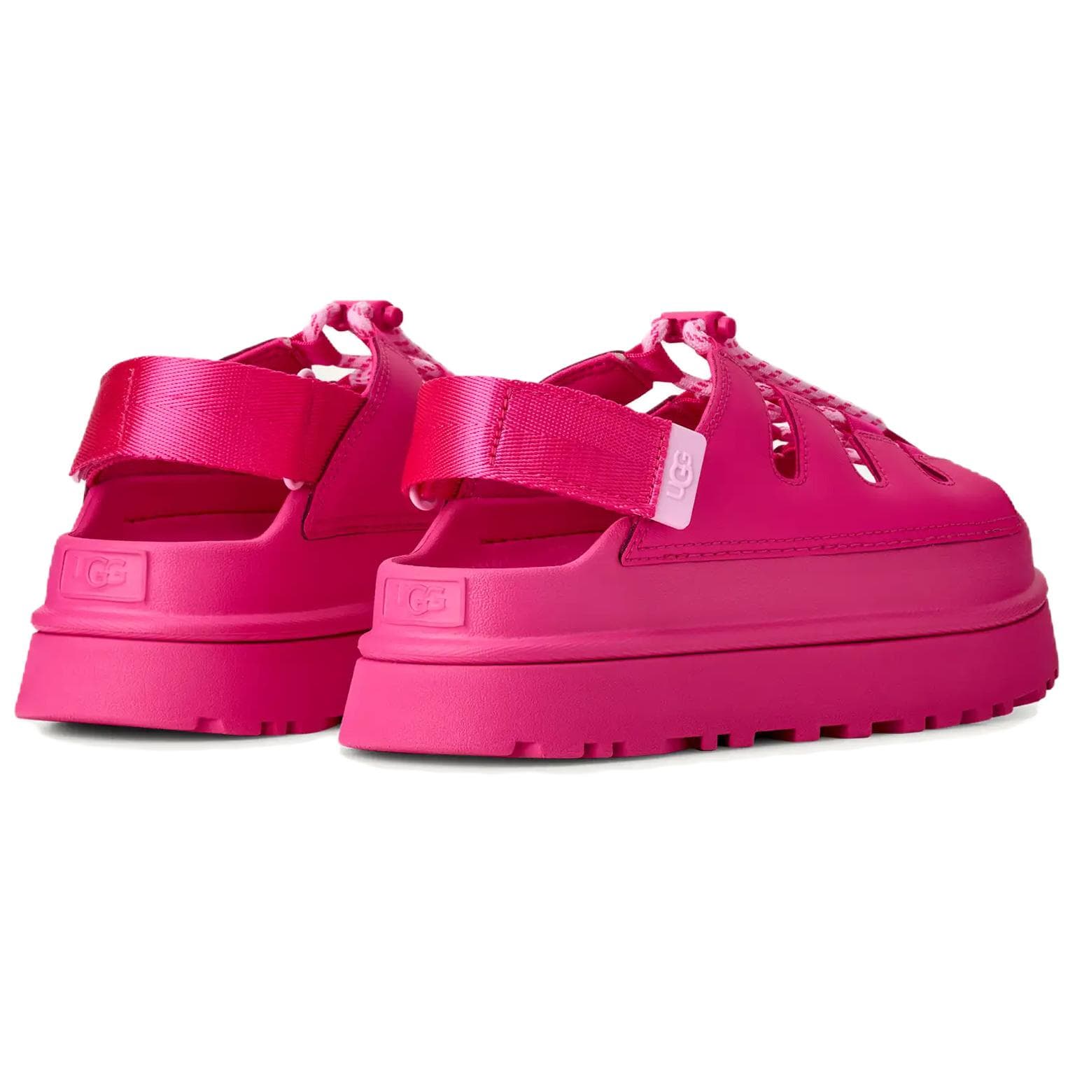 Сандалии UGG GoldenGlow Сандалии гладиаторы из кожи женские глубокий коралловый цвет - изображение 5