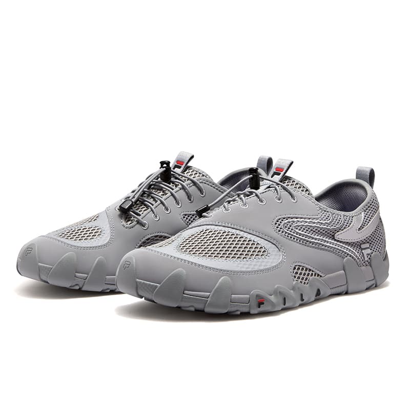 Кроссовки FILA FUSION RIFT Joker Shoes Дышащая Поддержка Низкий Верх Повседневная Обувь Мужская Серый - изображение 3