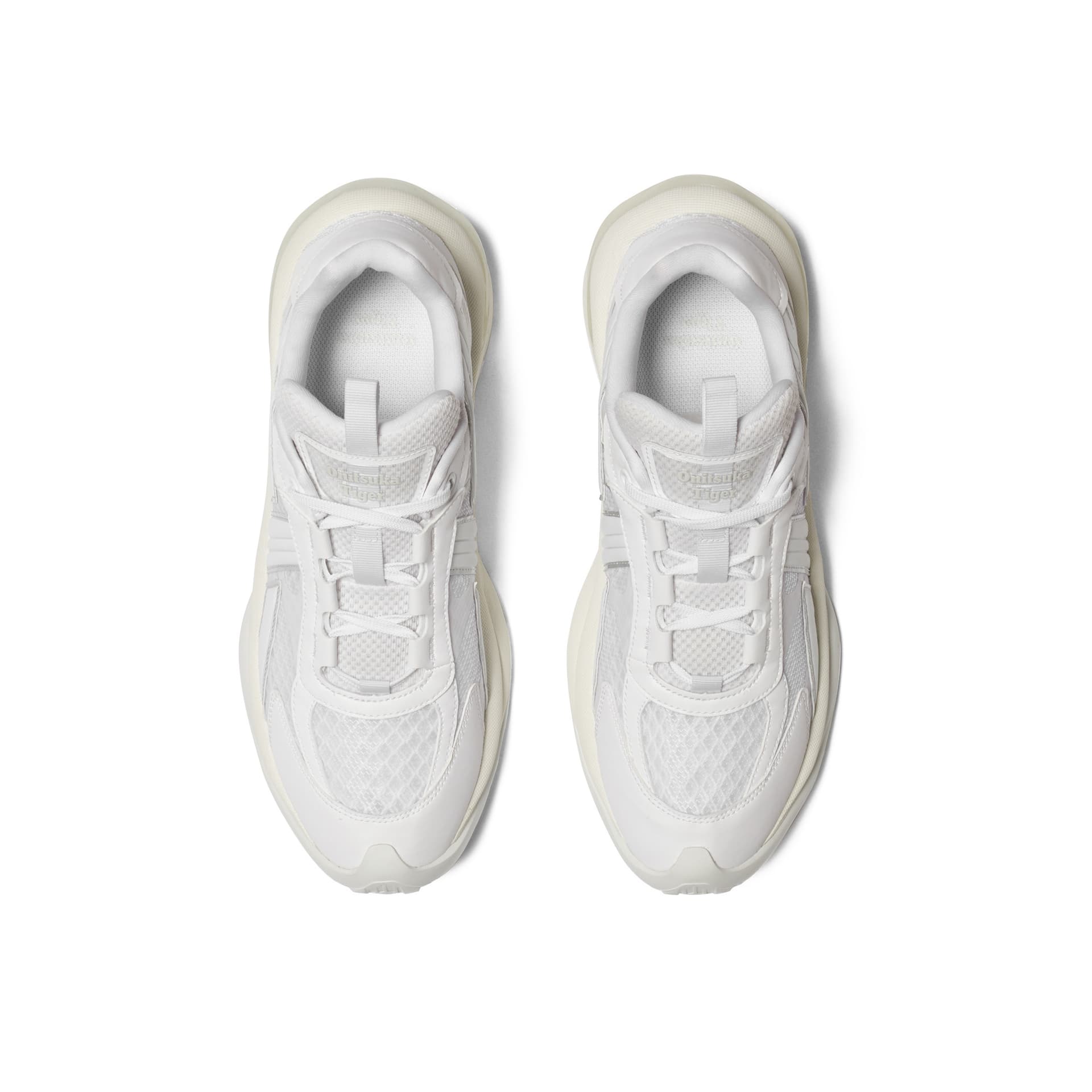 Кроссовки Onitsuka Tiger TIGTRAIL Износостойкие Низкие Повседневные Кроссовки Унисекс Белые - изображение 5